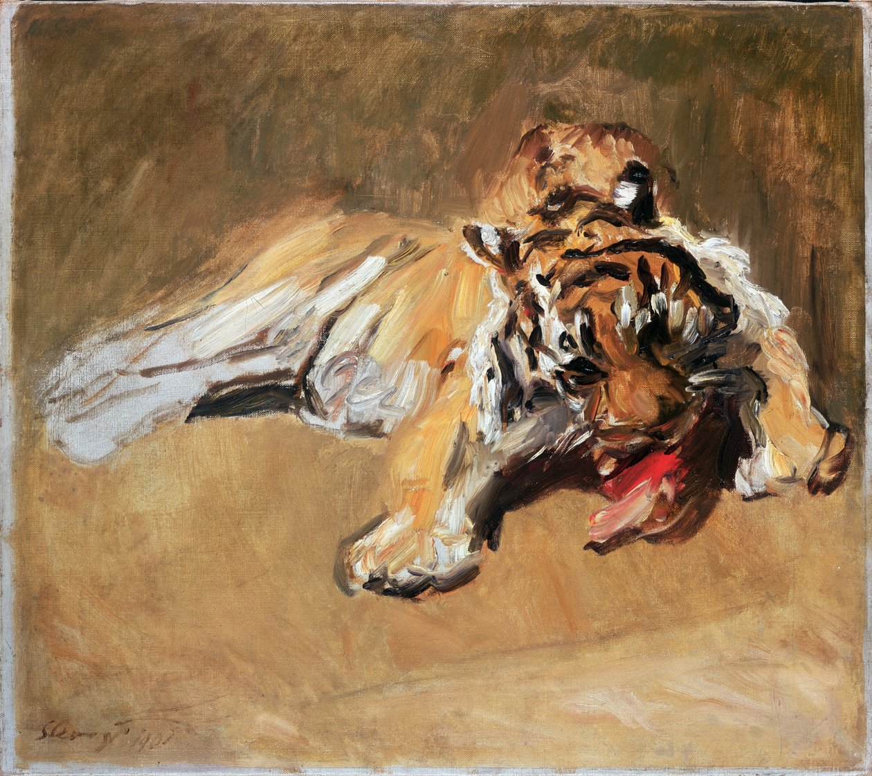 Feeding Tiger by Max Slevogt