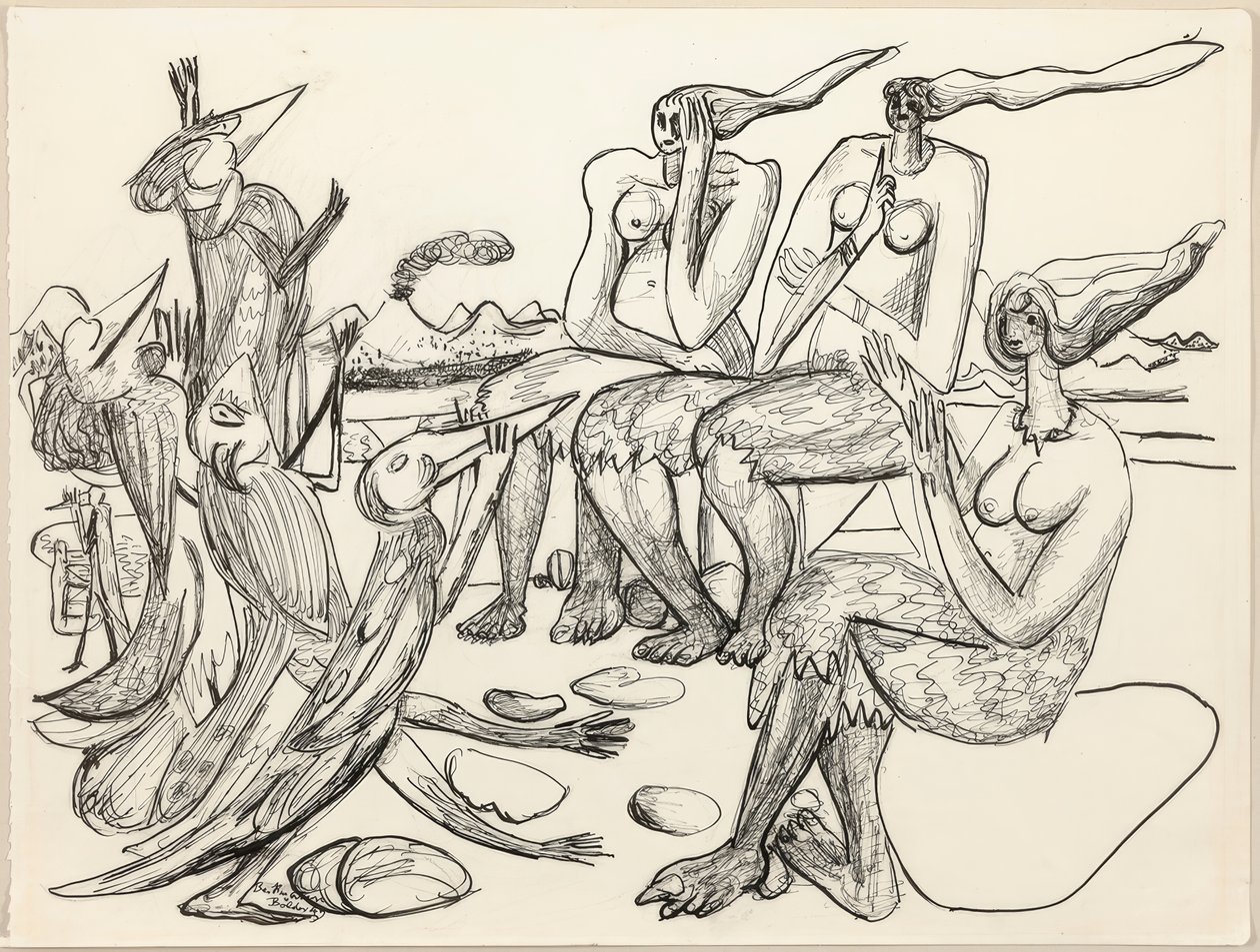 Birdplay by Max Beckmann