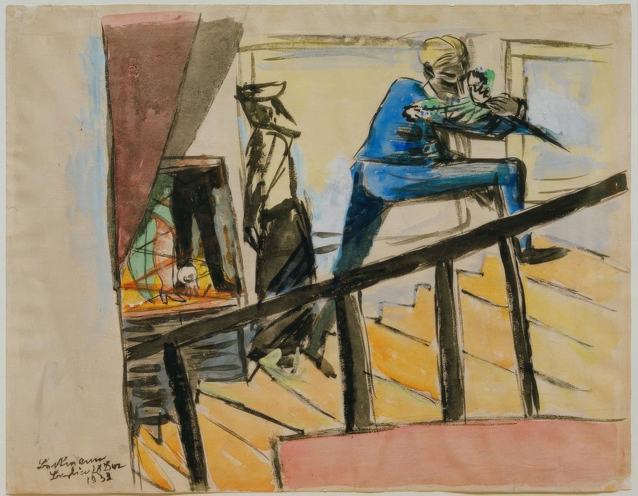 The Bellboy by Max Beckmann