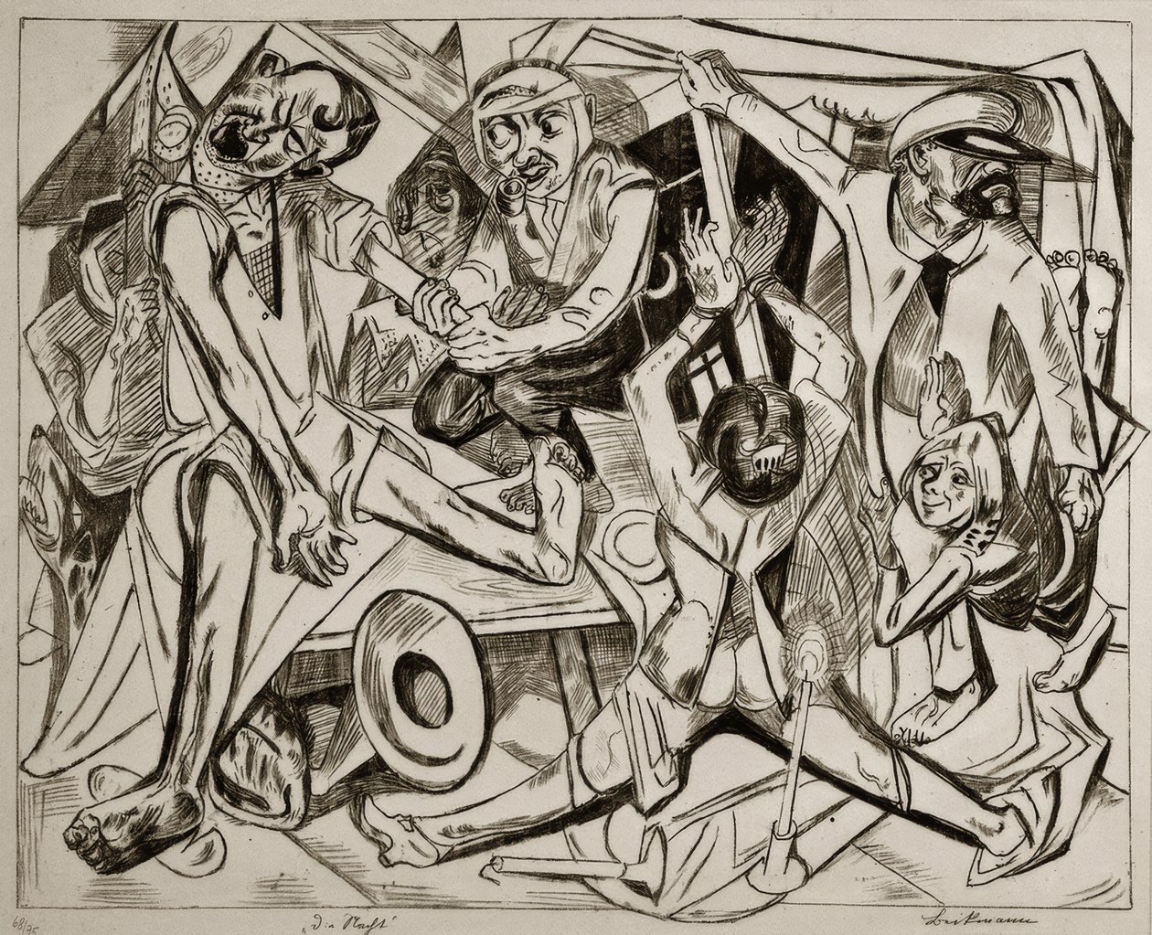 The Night by Max Beckmann