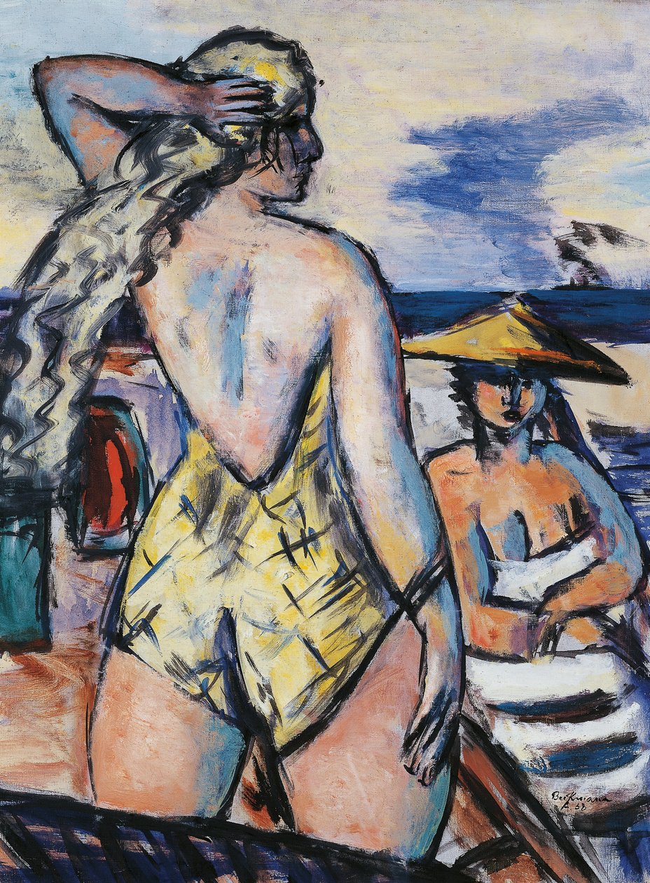Girls by the Sea by Max Beckmann