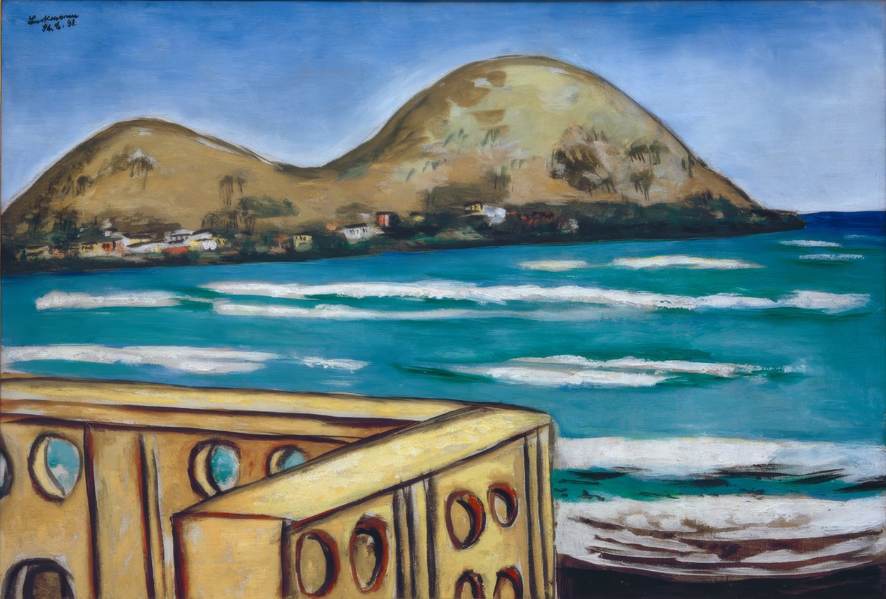 Landscape near Saint-Cyr-sur-Mer by Max Beckmann