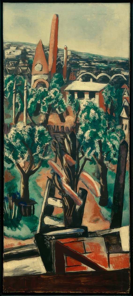 New Building by Max Beckmann