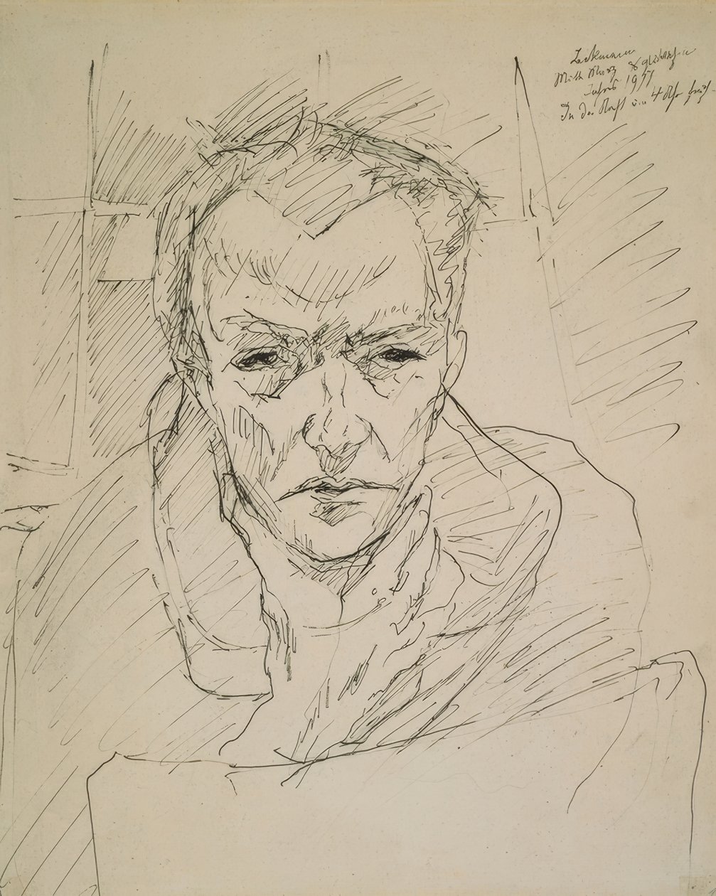 Self-Portrait by Max Beckmann