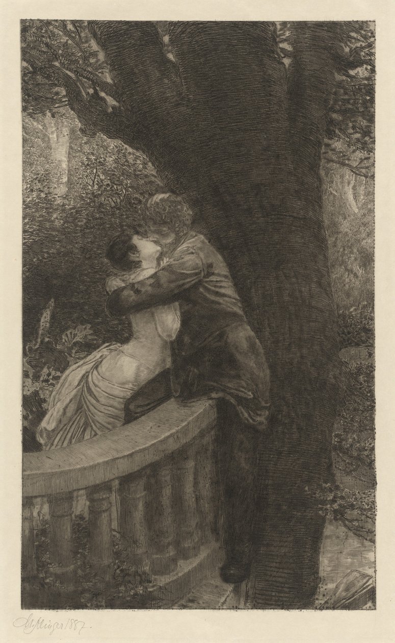 In the Park: pl.4 by Max Klinger
