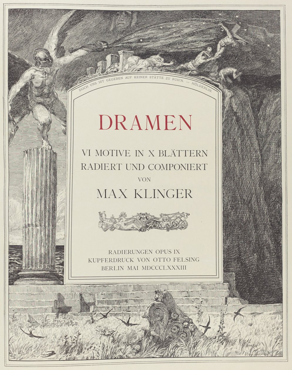 Title Page, 1883 by Max Klinger