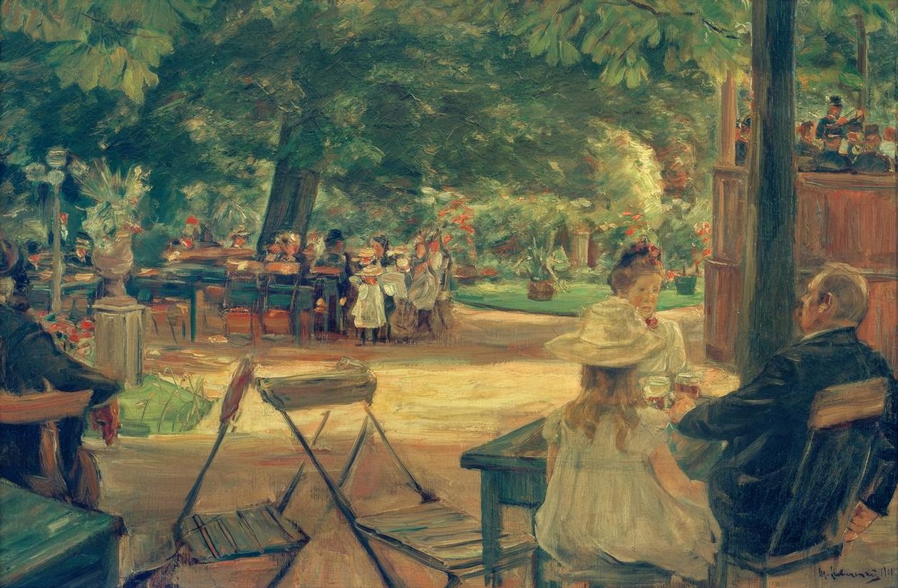 In the Tents by Max Liebermann