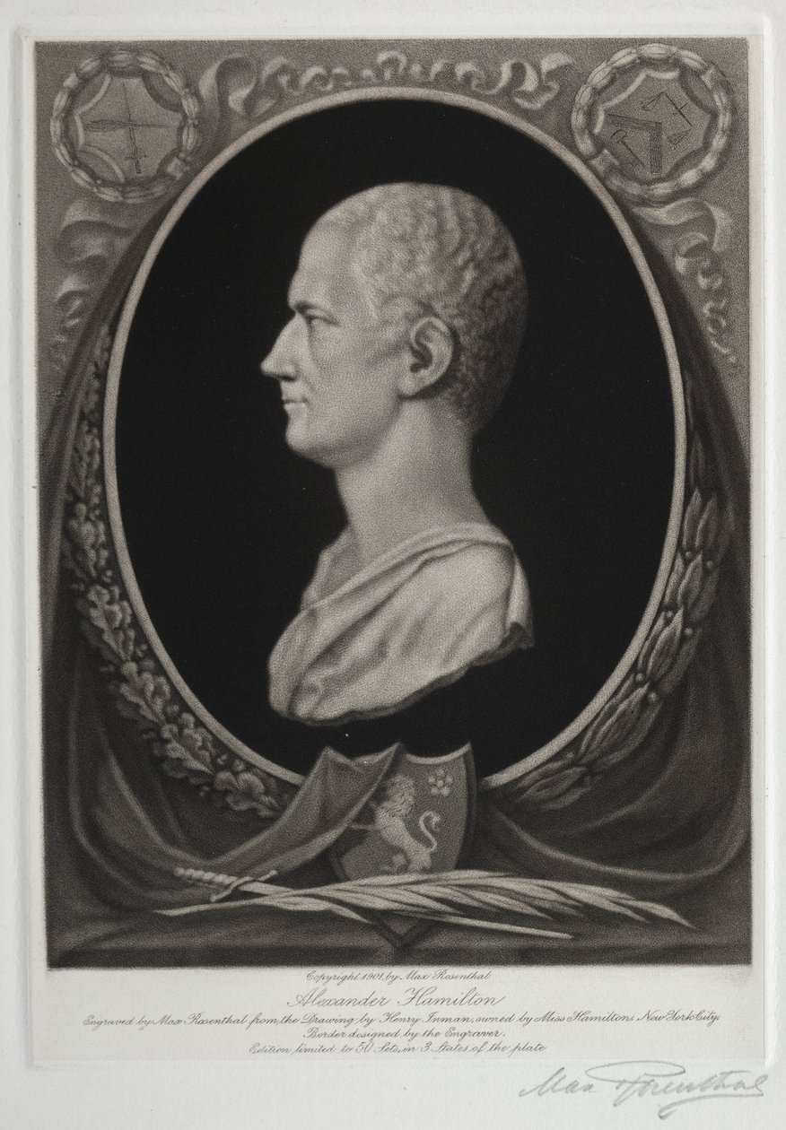 Alexander Hamilton by Max Rosenthal