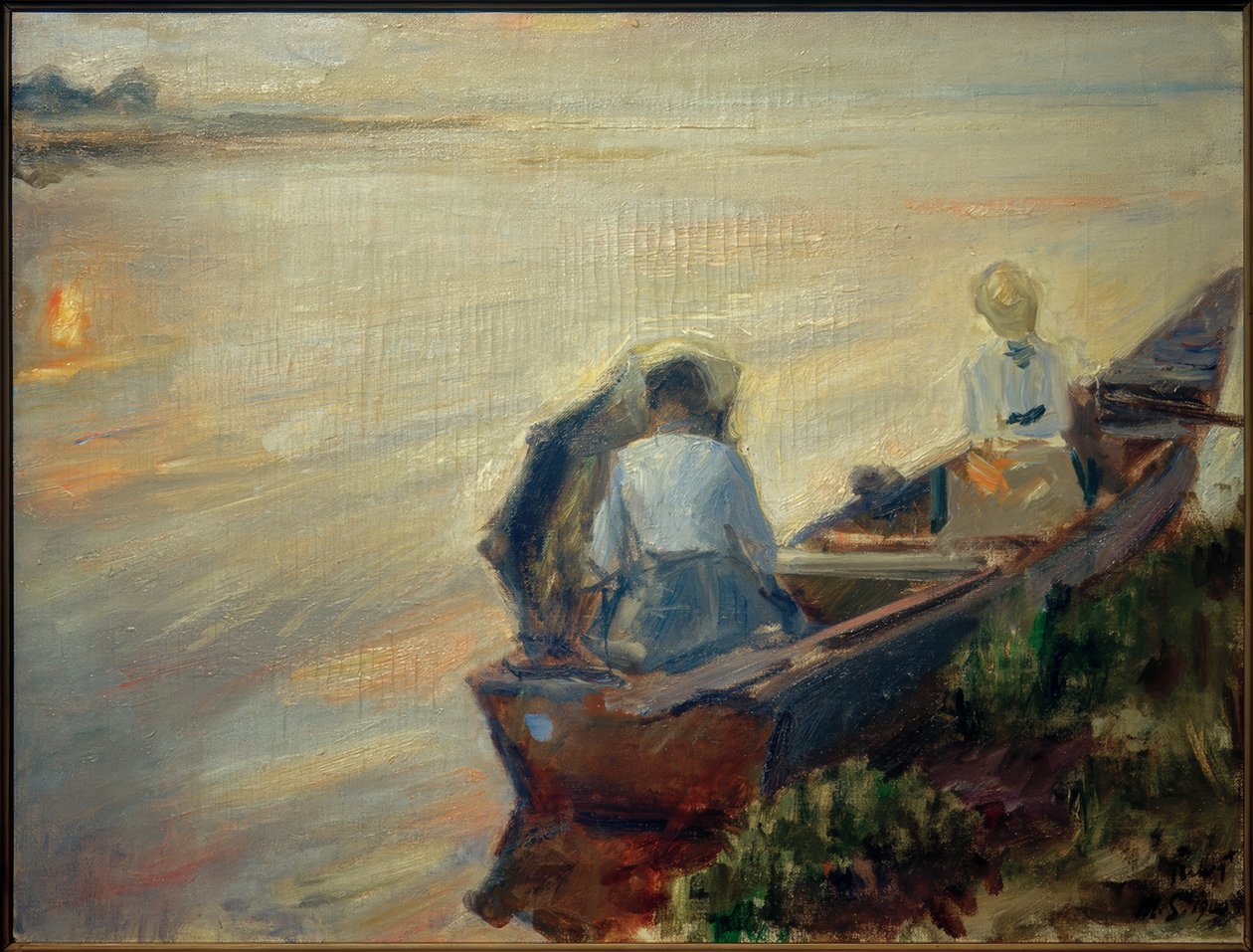 Boat on Chiemsee by Max Slevogt