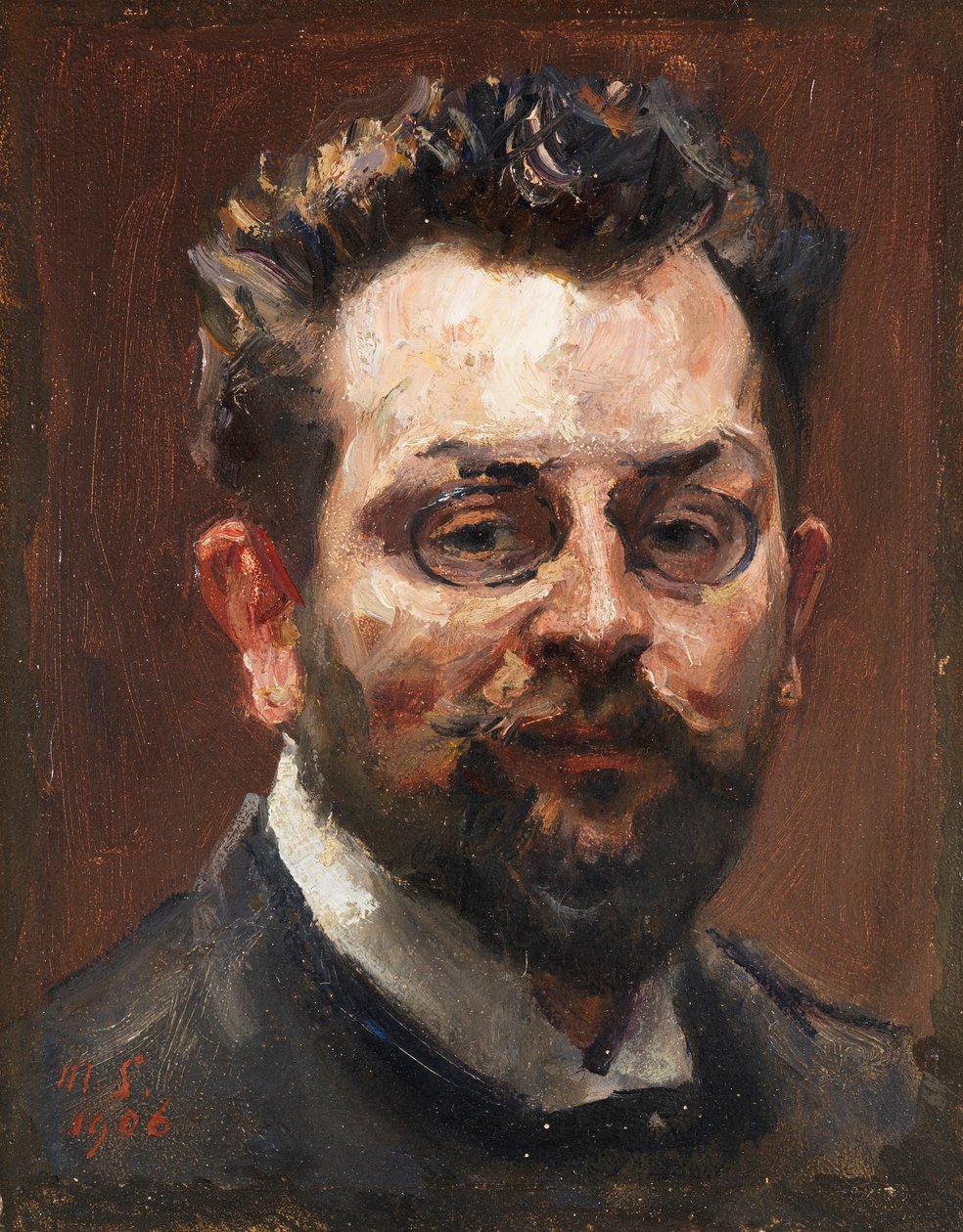 Self-Portrait, 1906 by Max Slevogt