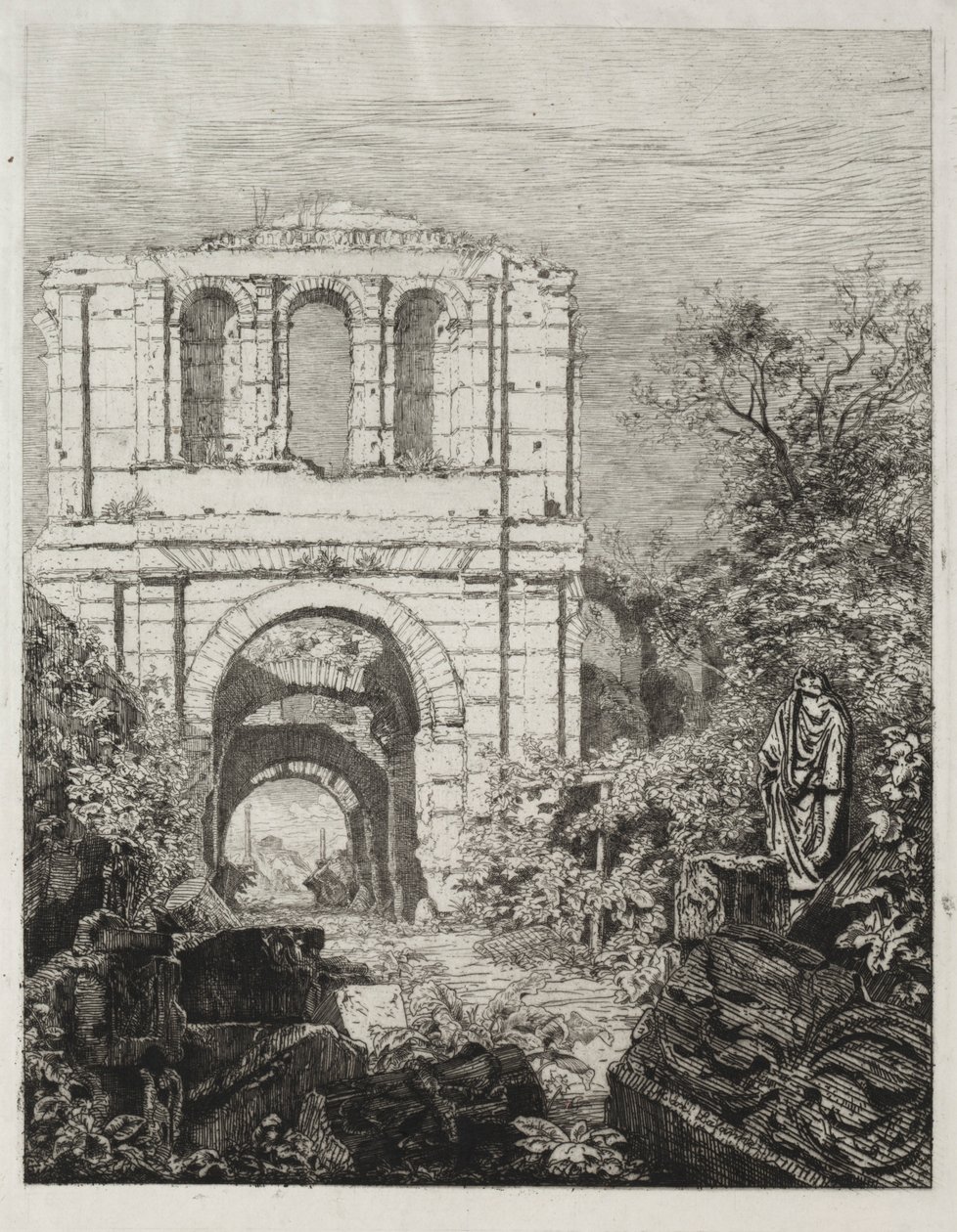 Ruins of the Lallien Palace by Maxime Lalanne