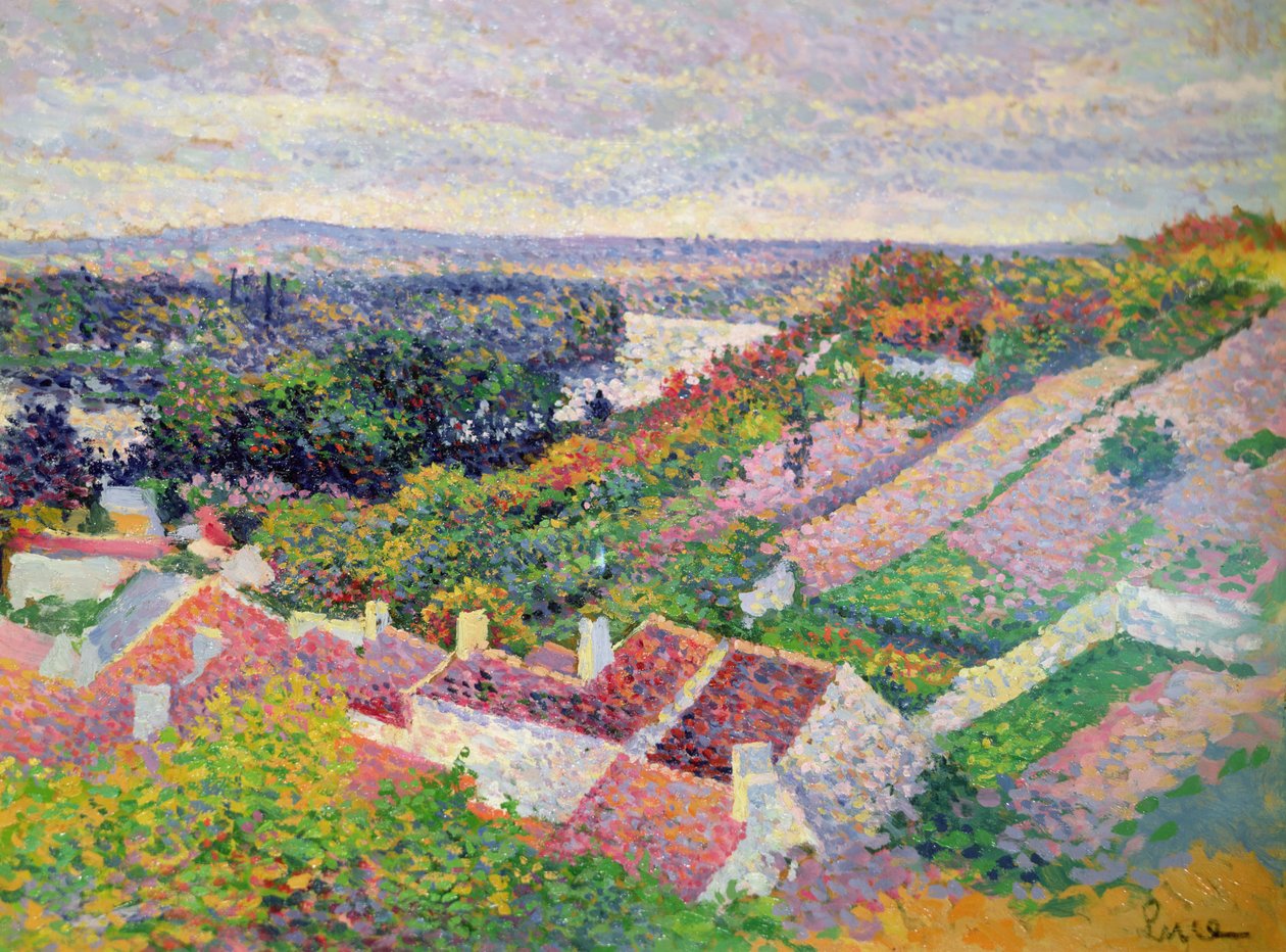 Landscape by Maximilien Luce