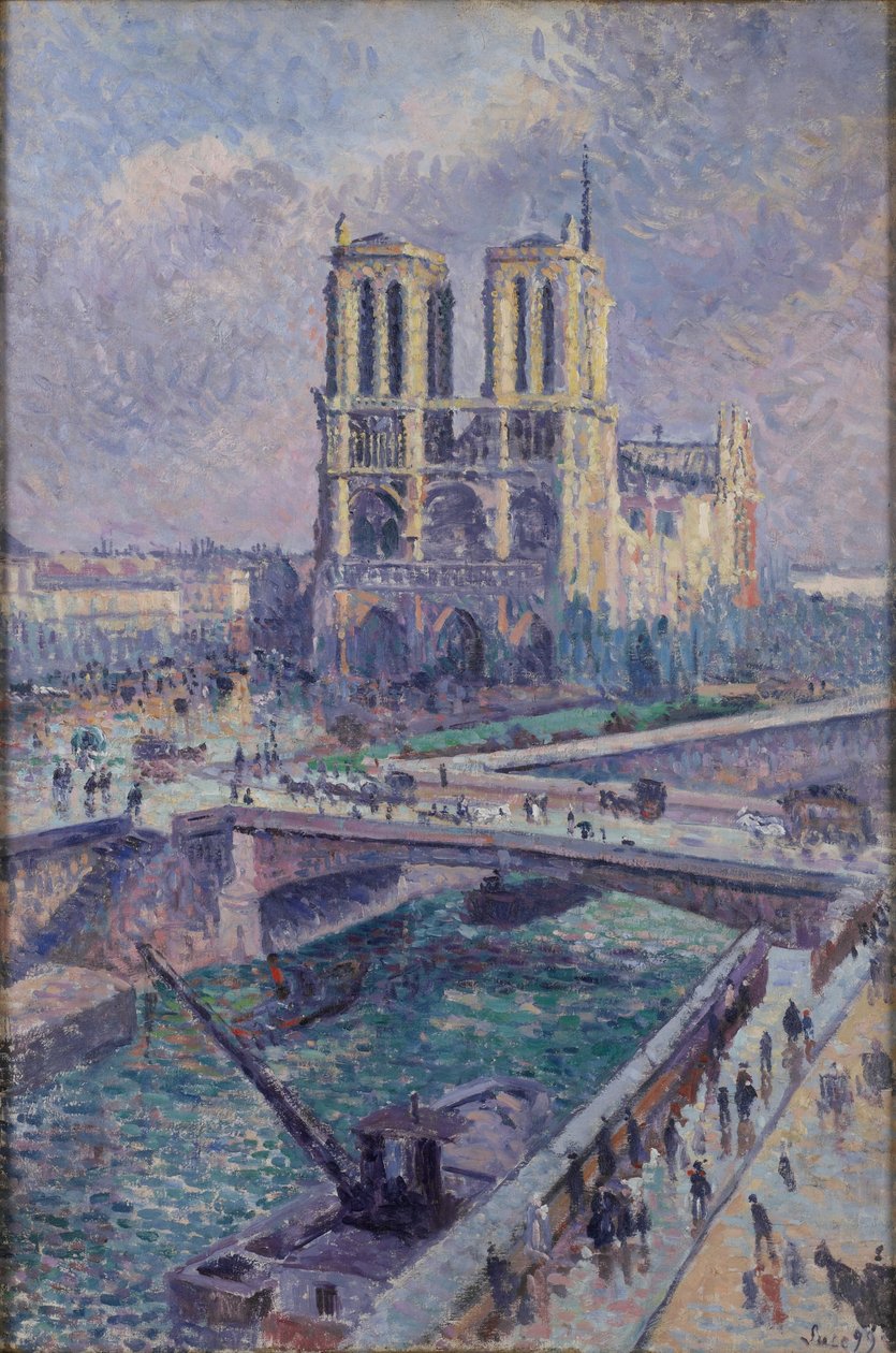 Notre Dame, 1899 by Maximilien Luce