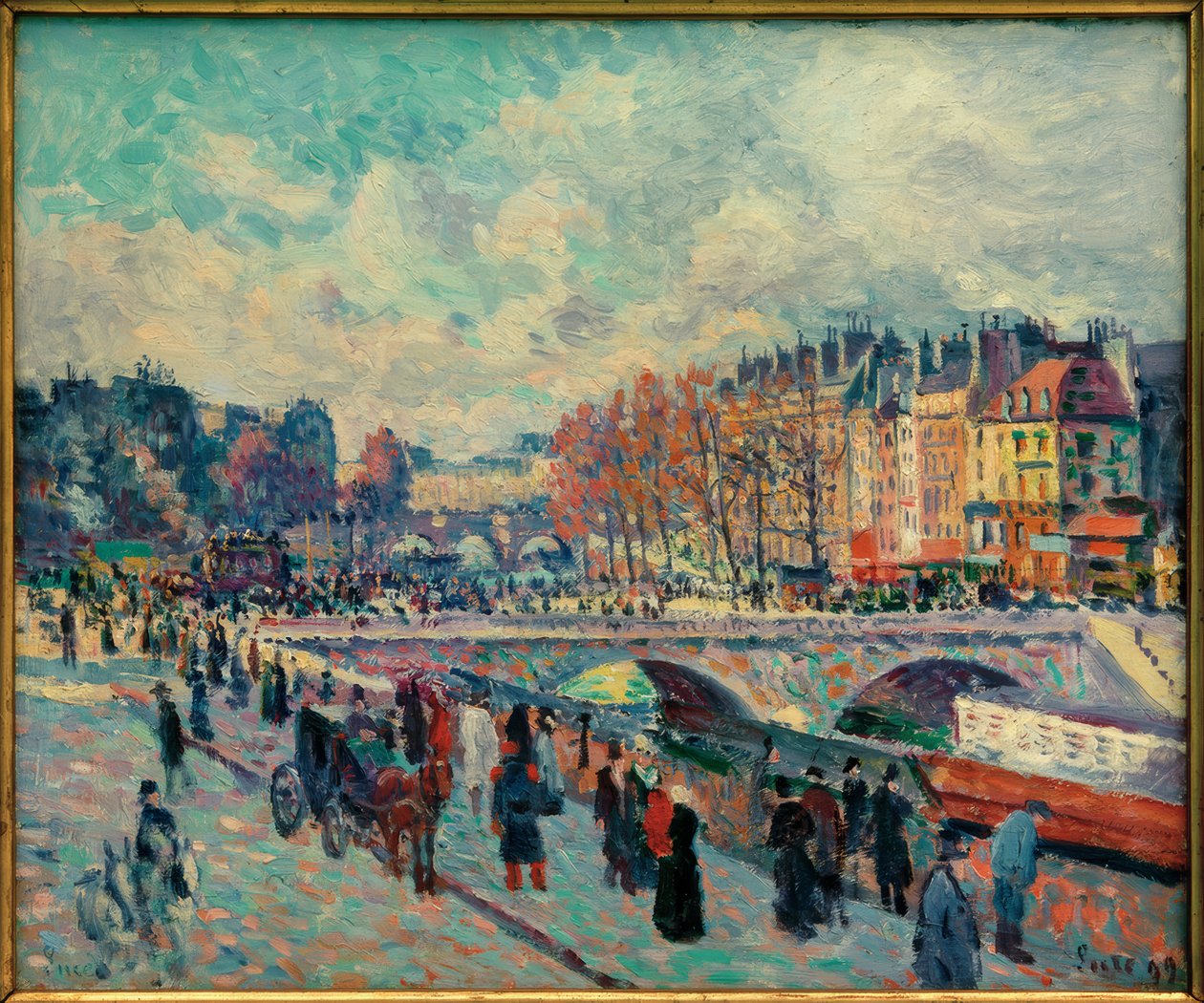 Quai St-Michel by Maximilien Luce