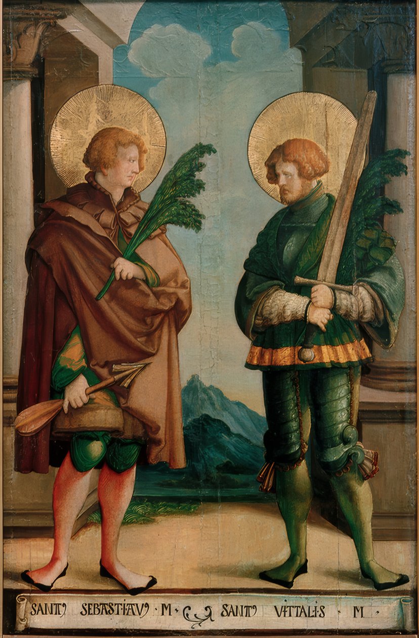 Saints Sebastian and Vitalis by Meister von Messkirch