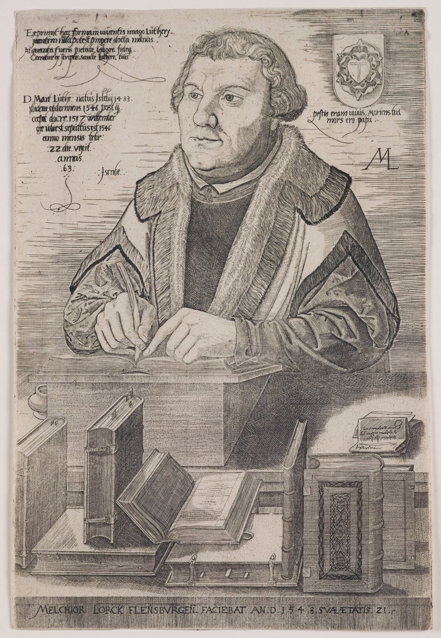 Martin Luther by Melchior Lorck