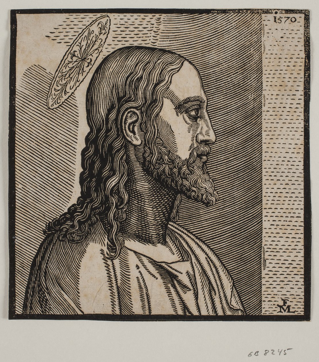 Portrait of Christ by Melchior Lorck