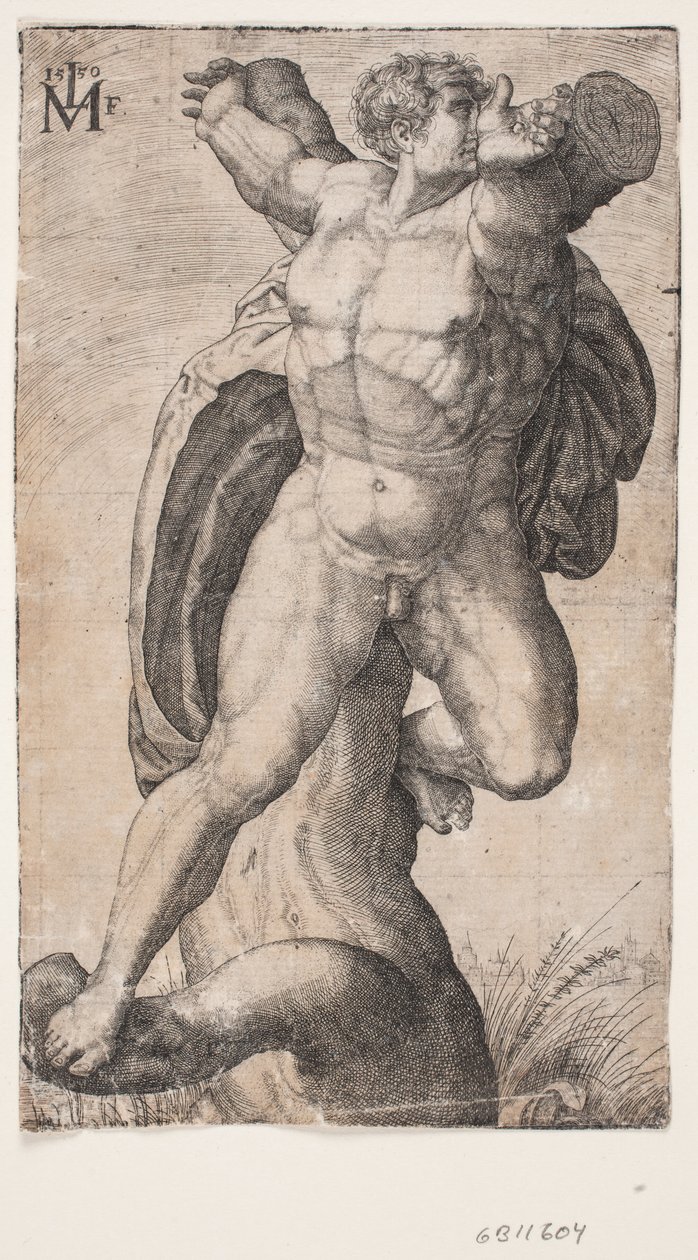 The Crucified Haman by Melchior Lorck