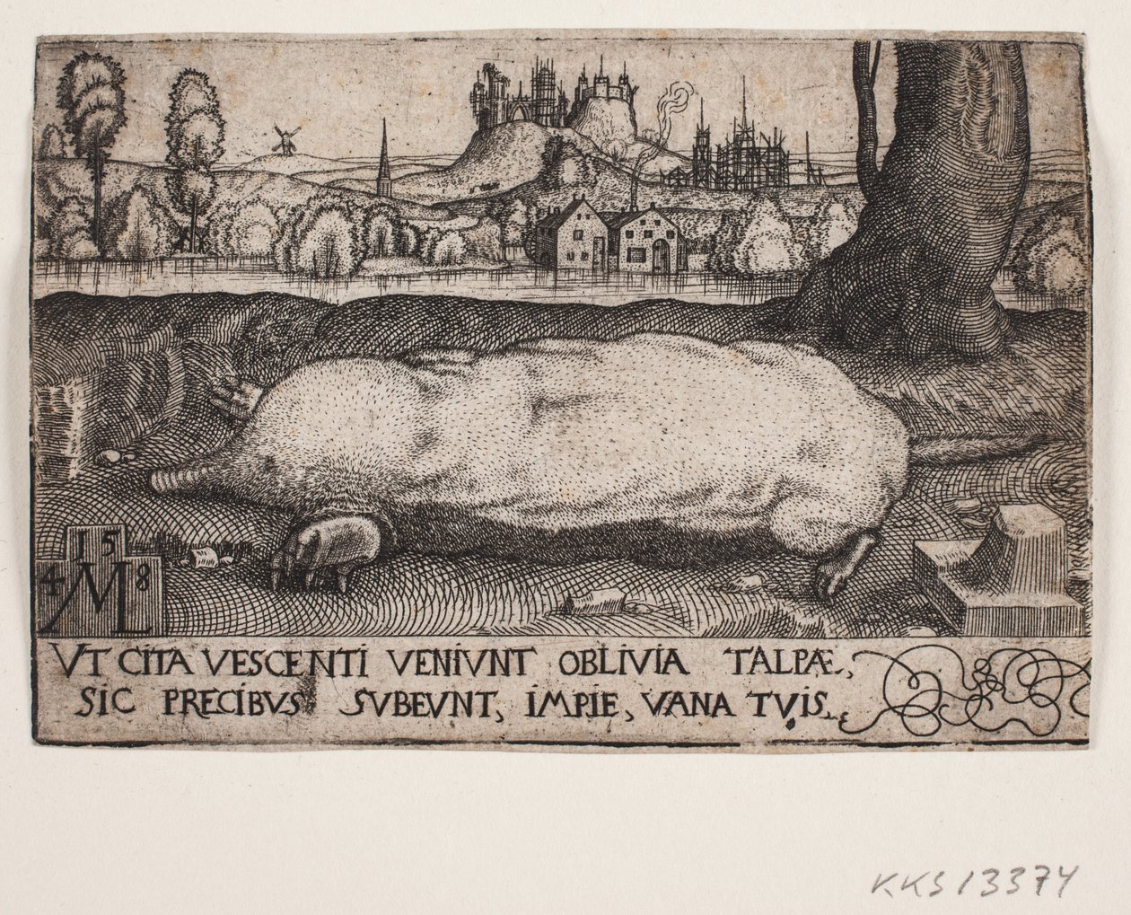 The Mole by Melchior Lorck