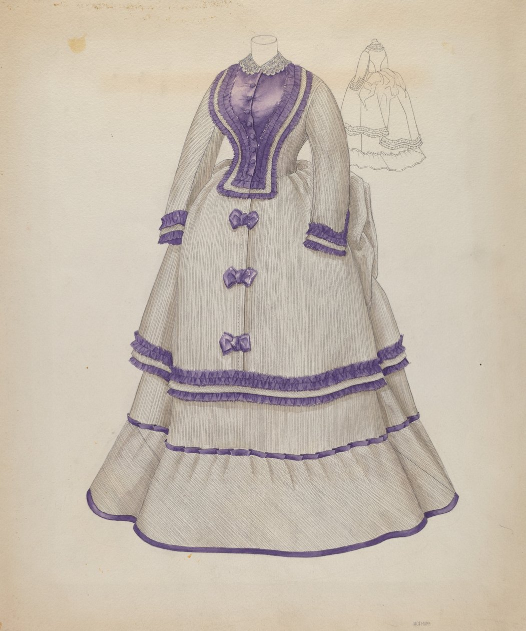 Dress, c. 1937 by Melita Hofmann