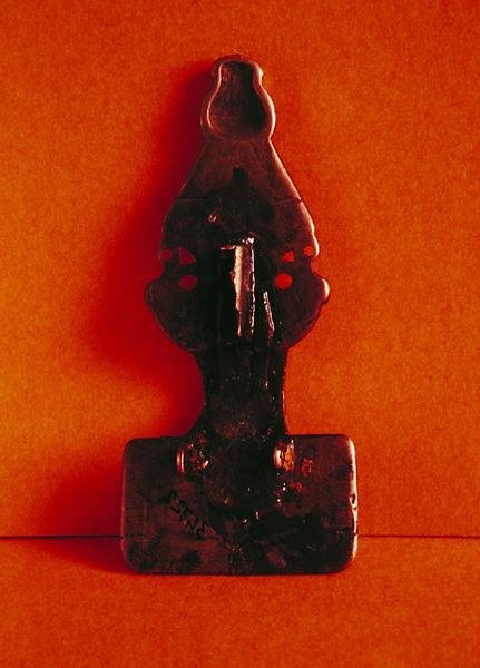 The Charnay Fibula (reverse) by Merovingian School Merovingian School