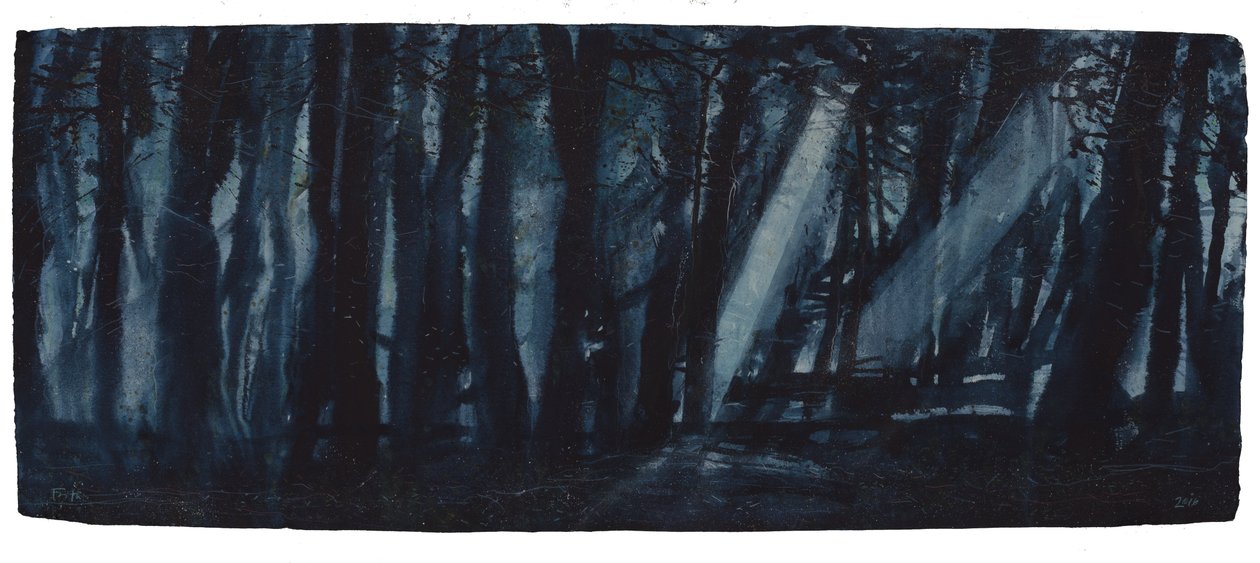 Moonlit Woods by Michael Frith