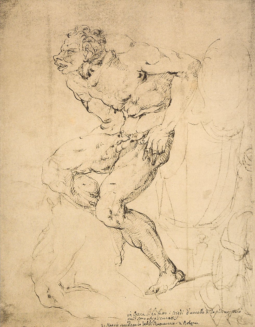 A Devil by Michelangelo Buonarroti
