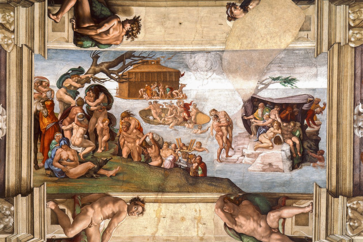 The Deluge by Michelangelo