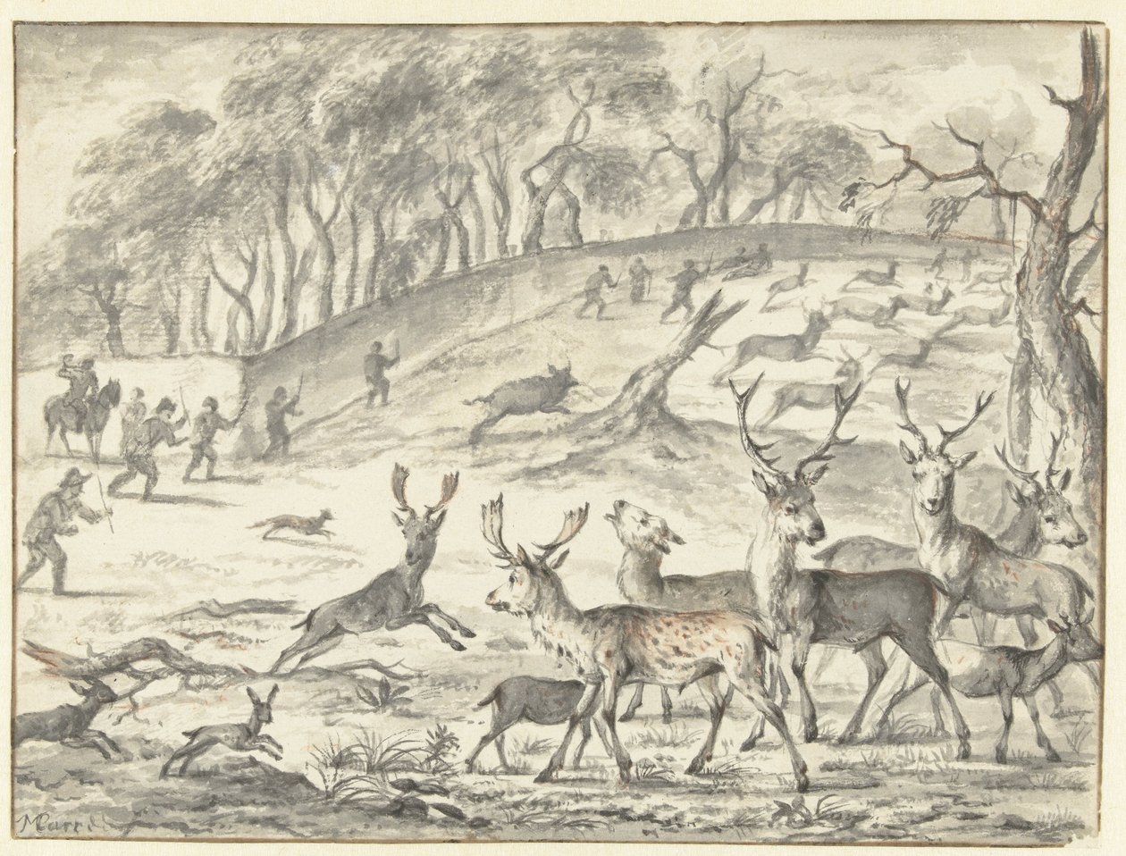Deer Hunt by Michiel Carree