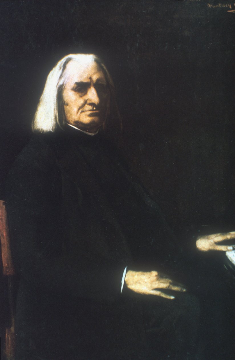 Franz Liszt by Mihály Munkácsy