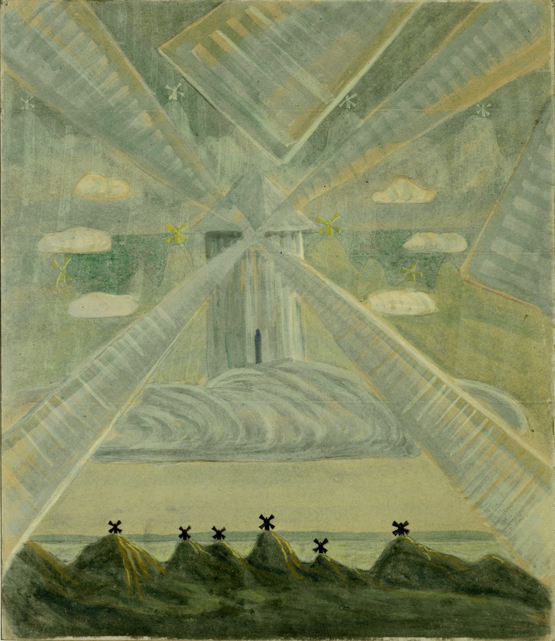 Andante Sonata II by Mikalojus Konstantinas Čiurlionis