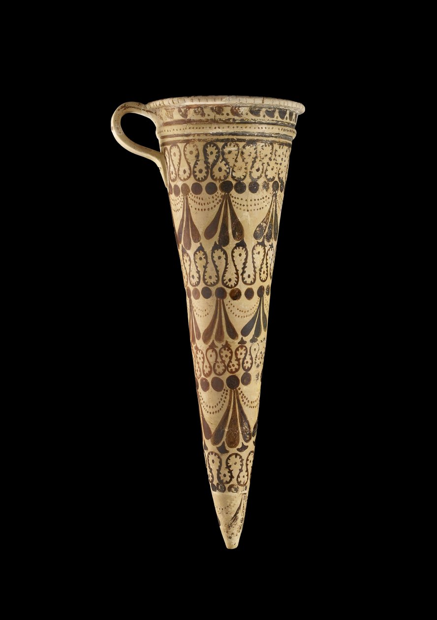 Conical rhyton, Late Minoan IB Period by Minoan