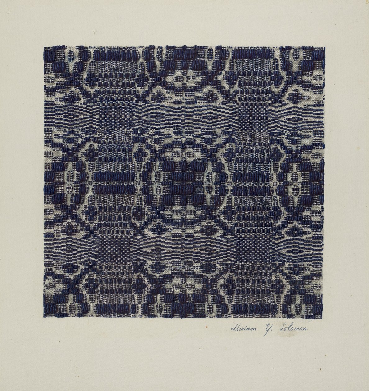 Coverlet by Miriam Y. Solomon