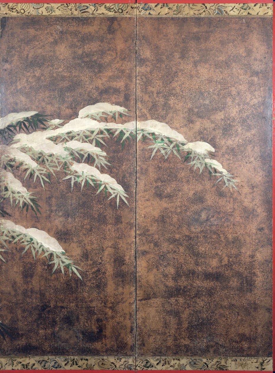 Bamboo in snow by Mitsuyoshi Tosa