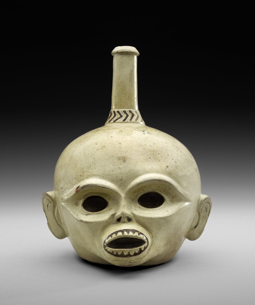 Skull Vessel by Moche Moche