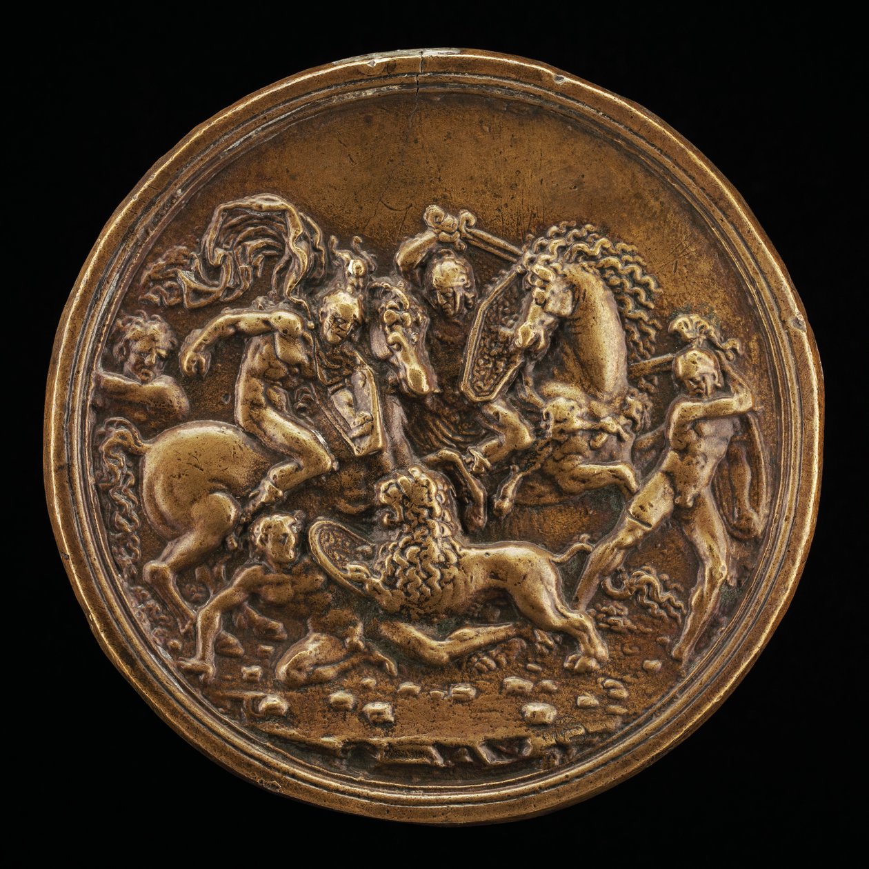 A Lion-Hunt by Moderno