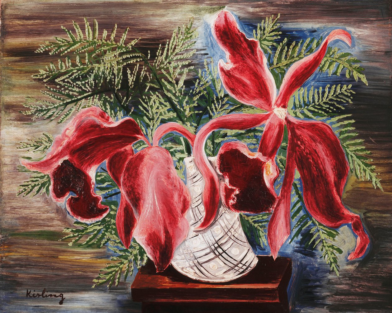 Orchids by Moise Kisling