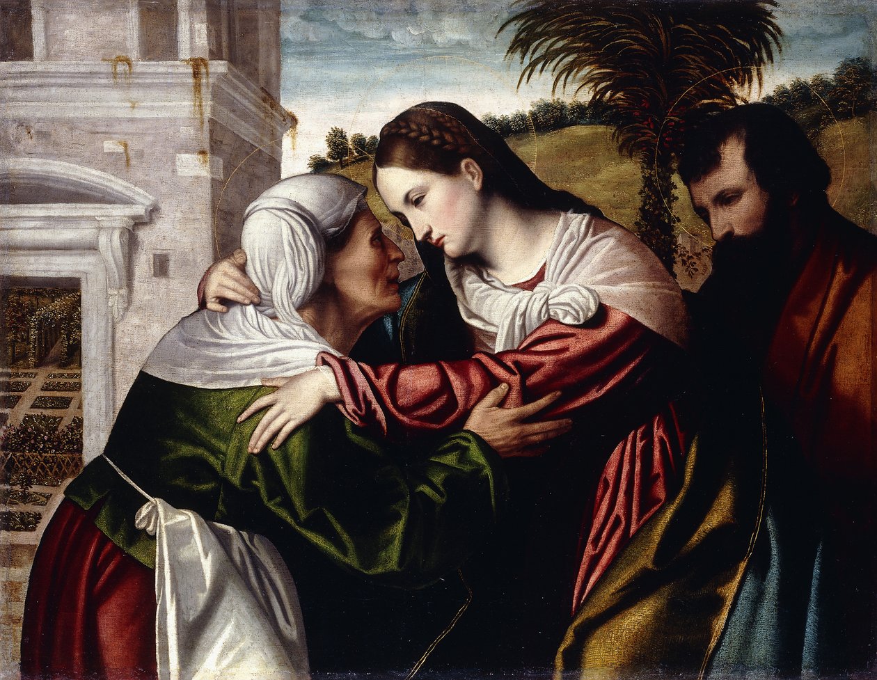 The Visitation by Moretto da Brescia