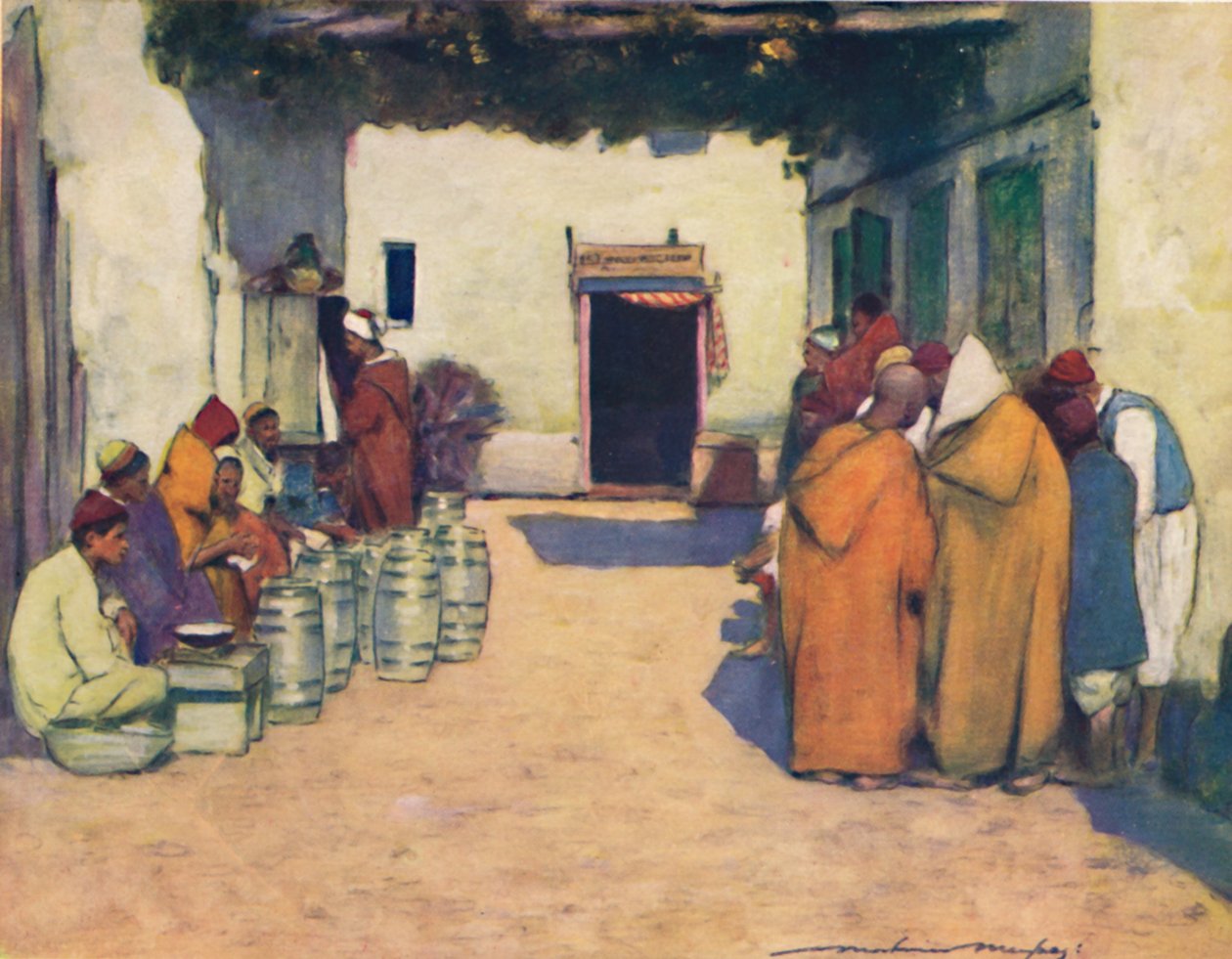 A Courtyard, 1903 by Mortimer L Menpes