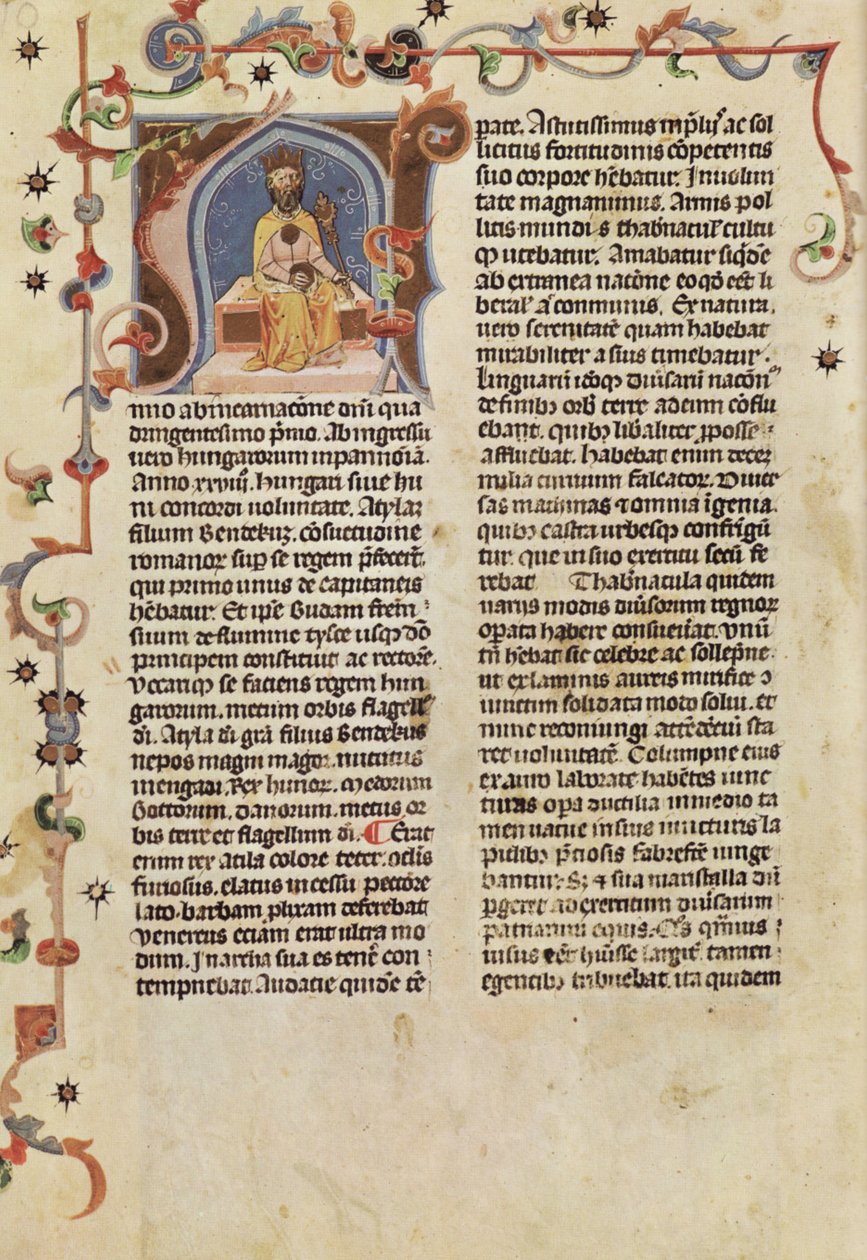 Illuminated Chronicle by Márk Kálti