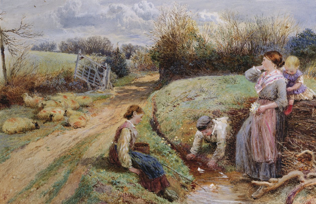 Springtime by Myles Birket Foster