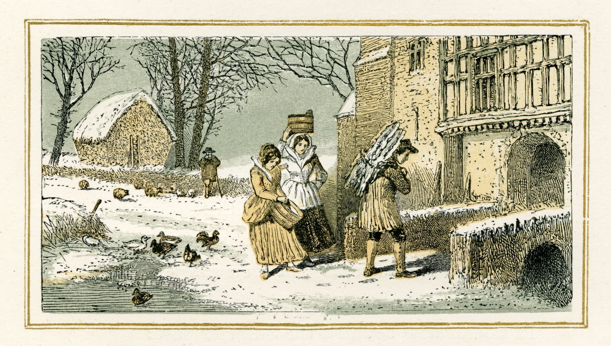 Winter by William Shakespeare by Myles Birket Foster