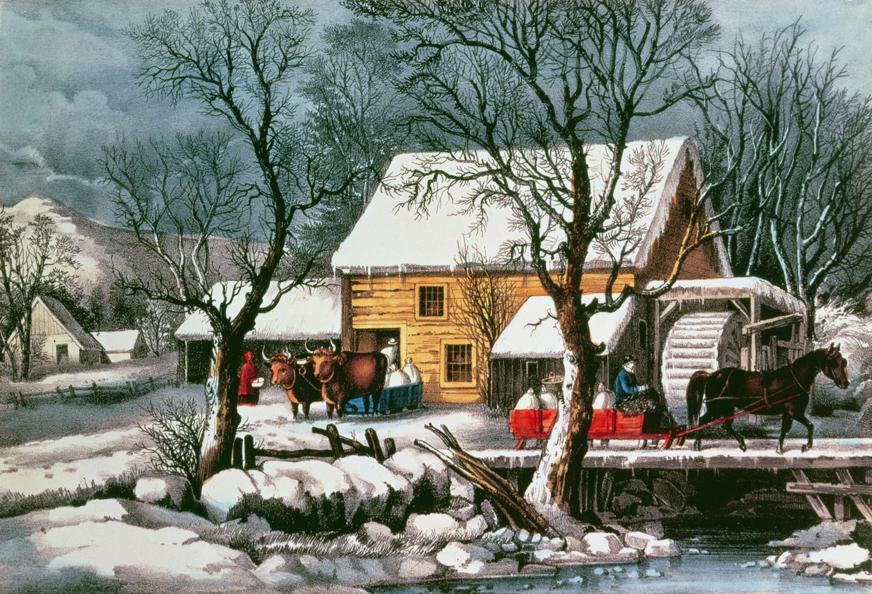 Frozen Up by N. and Ives, J.M. Currier