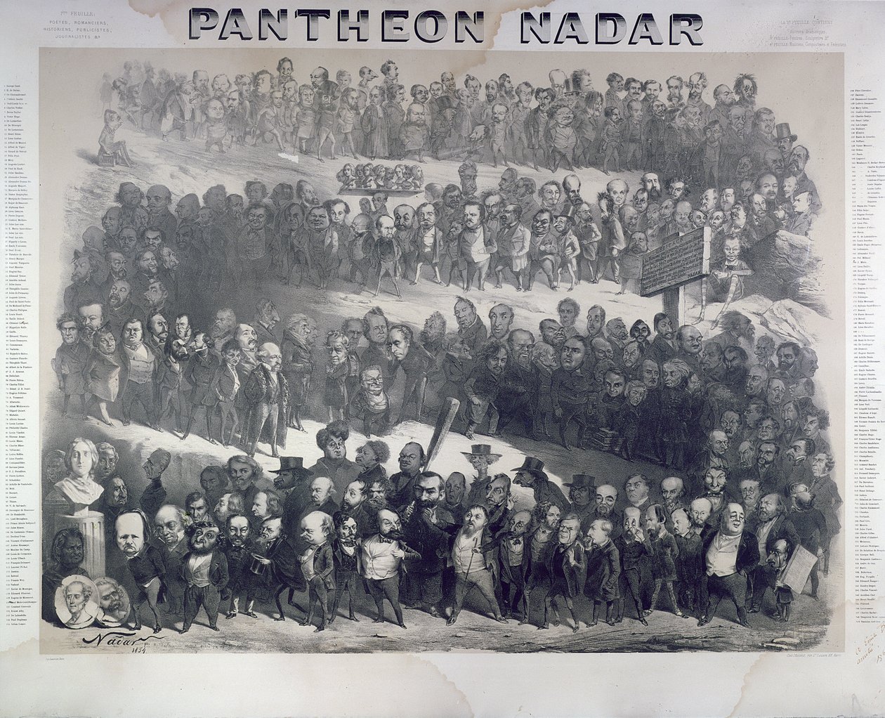 Nadar Pantheon, 1854, Paris by Nadar