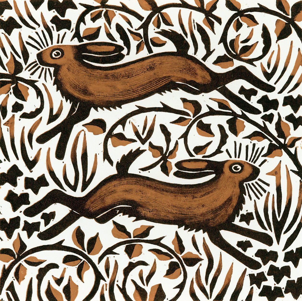 Bramble Hares by Nat Morley