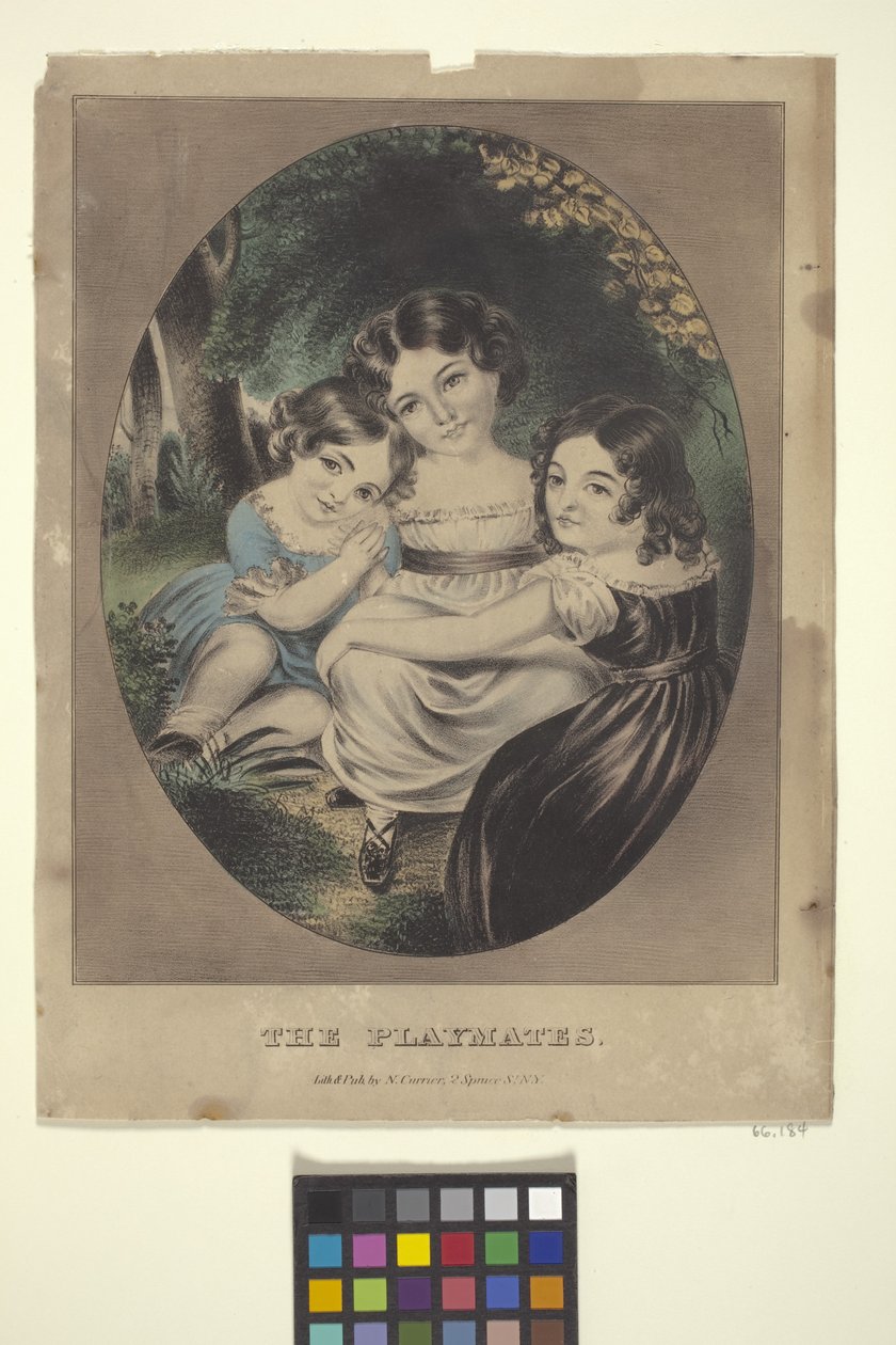 The Playmates by Nathaniel Currier