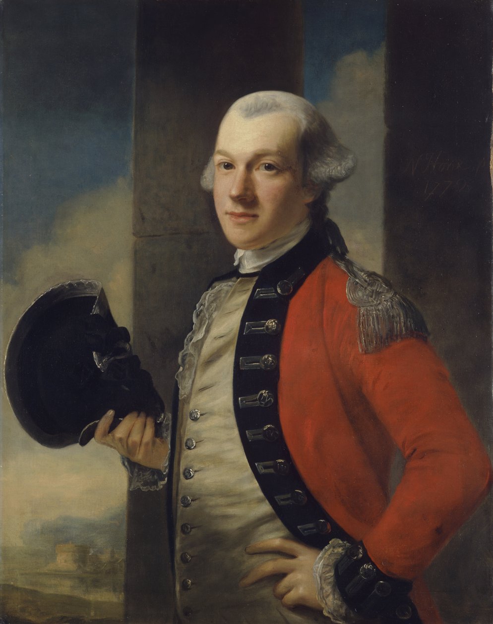 Colonel Thomas Aubrey by Nathaniel Hone