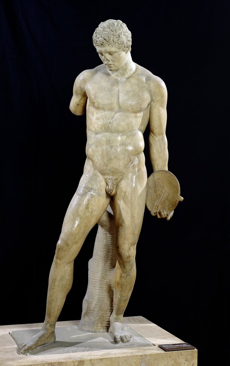 The Discophoros, replica of a classical Greek original by Naukydes II