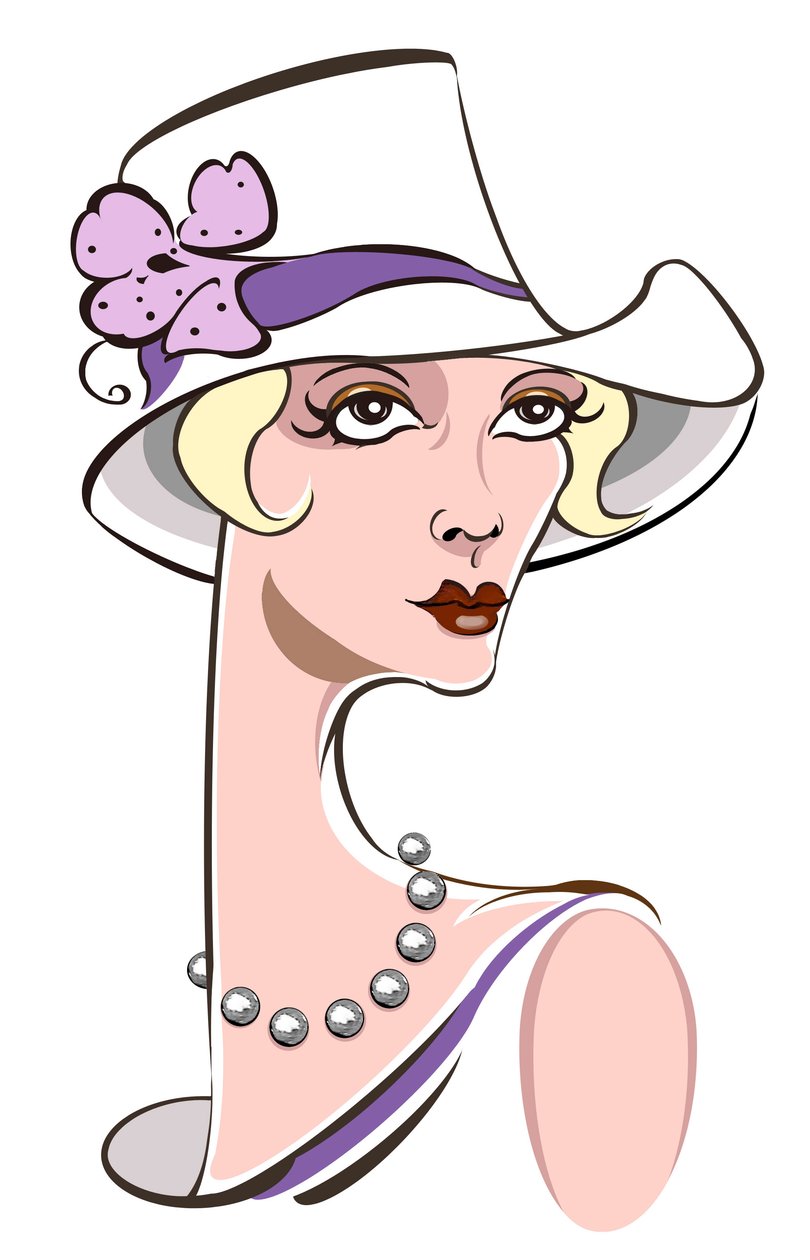 1920s fashion: cloche hat by Neale Osborne