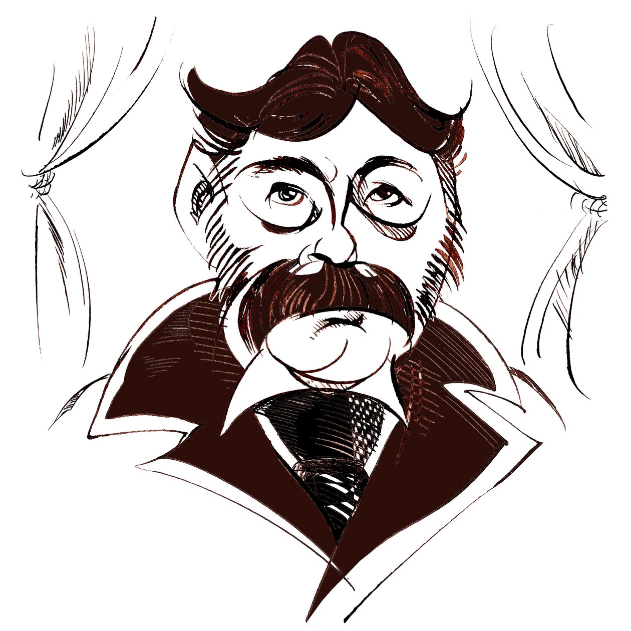 Arthur Sullivan, English operetta composer, 1842-1900 by Neale Osborne